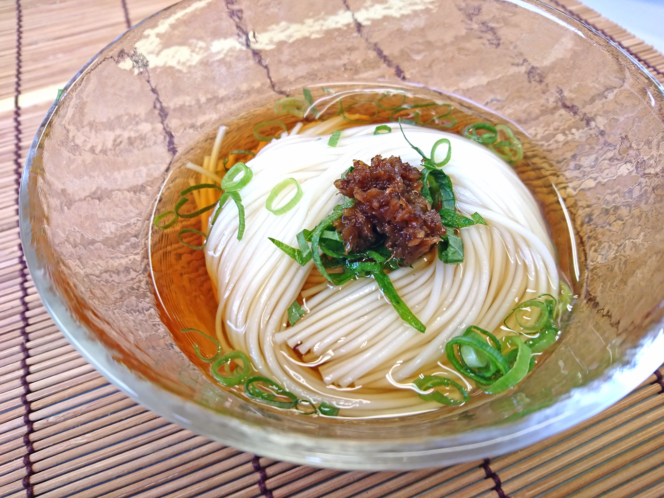 ぶっかけ素麺　★生姜の佃煮使用